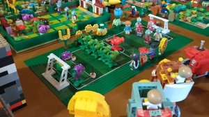 lego Plants vs Zombies 3 Растения против зомби из лего