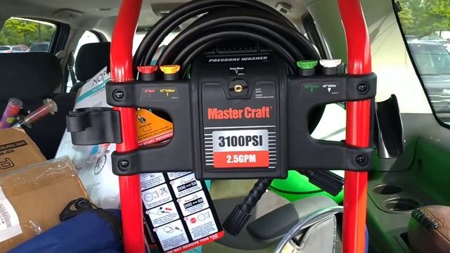 K'A'RCHER 15"Surface Cleaner and Mastercraft 3100 PSI 2.5 GPM pressure washer смотреть онлайн