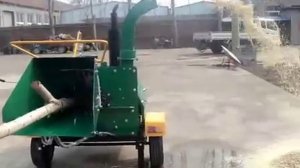 DWC-40  Измельчитель веток прицепной (ДВС Шанхай 490Q) PROFTEHNIKA-RU