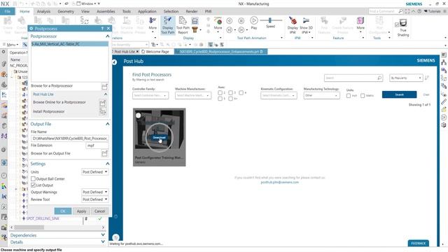 POSTPROCESSOR BUILDING in NX CAM - "Getting started with Post Configurator"