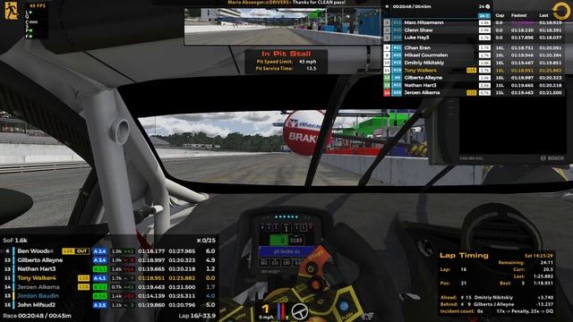 IMSA Sportscar Championship 45 Min race on IRacing in Lamborghini HurricanGT3 at Rd Atlanta 2020/21 смотреть онлайн