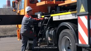 Автокран Клинцы КС-55729-1К-3 на шасси КамАЗ 65115