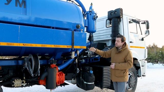 Илососная машина МВС-10 КАМАЗ-53605