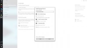 Windows 10 - Change language