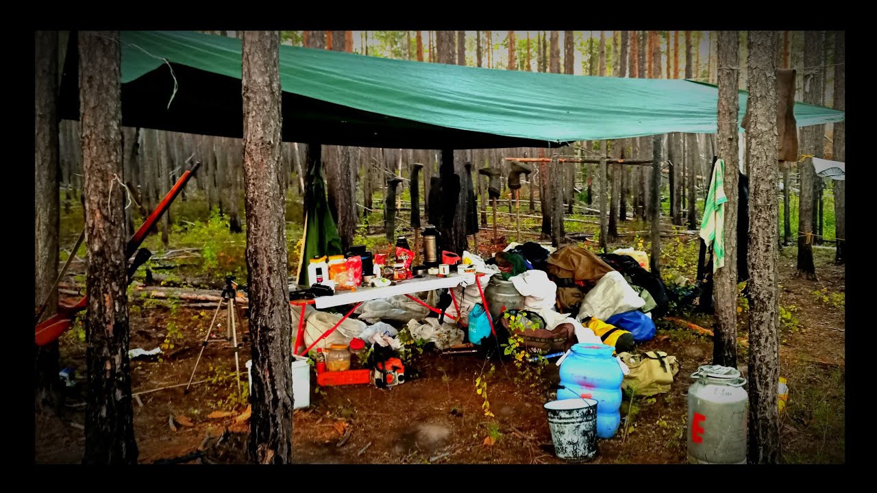 Жизнь в тайге, Супер хлеб по Гиловский, Баня, Табор, Быт. Ждем вертушку. Серия 26.
