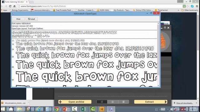 Classroom Organization System Font Tutorial смотреть онлайн