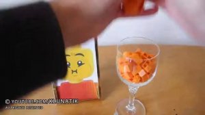 LEGO for LUNCH! Kluna Tik Dinner #90 | ASMR eating sounds no talk