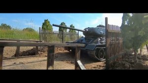 RC 1/16 Танк Т-34 - Передислокация.