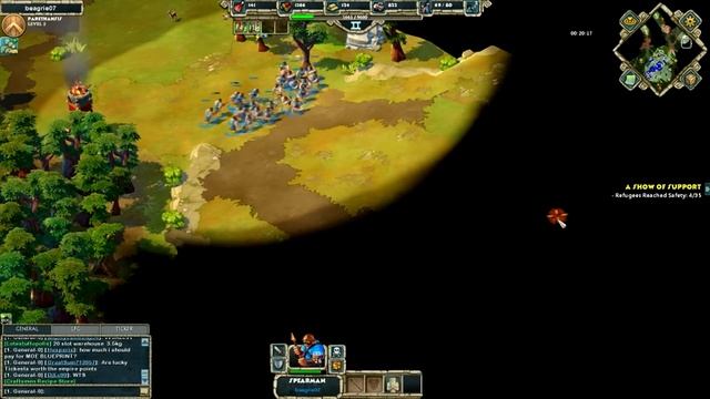 Playing Age of Empires Online (Beta) - A Show of Support смотреть онлайн