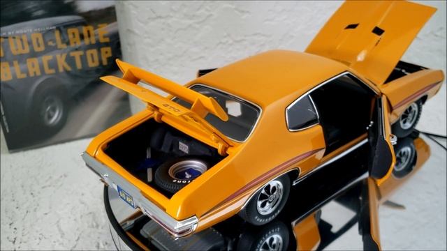 "Two-Lane Blacktop" 1970 Pontiac GTO diecast car (Limited to 996 pieces worldwide) 1/18 scale смотреть онлайн