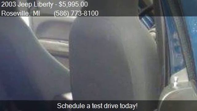 2003 Jeep Liberty Sport 4dr 4WD SUV for sale in Roseville, M смотреть онлайн
