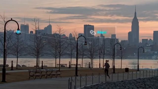 Фоновое видео для сайта компании Transcripta, технология SmartCity