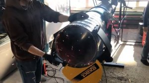 Труборез Exact 360 PRO в деле!! Резка стальной трубы 325мм