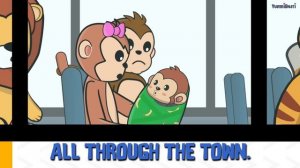 WHEELS ON THE BUS (LYRIC VIDEO) | YummiBerri kids' songs and more!