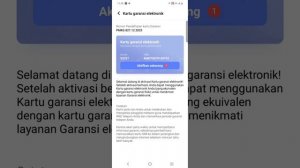 Tutorial Cara Mengaktifkan Kartu Garansi Elektronik di Hp Vivo Y03 V30 5g V29 Y17s Y100
