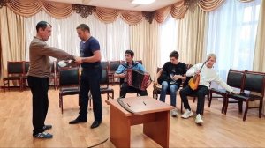 «Барыня»Инструментальная группа ансамбля Народный Забайкальский казачий ансамбль «Станица»..