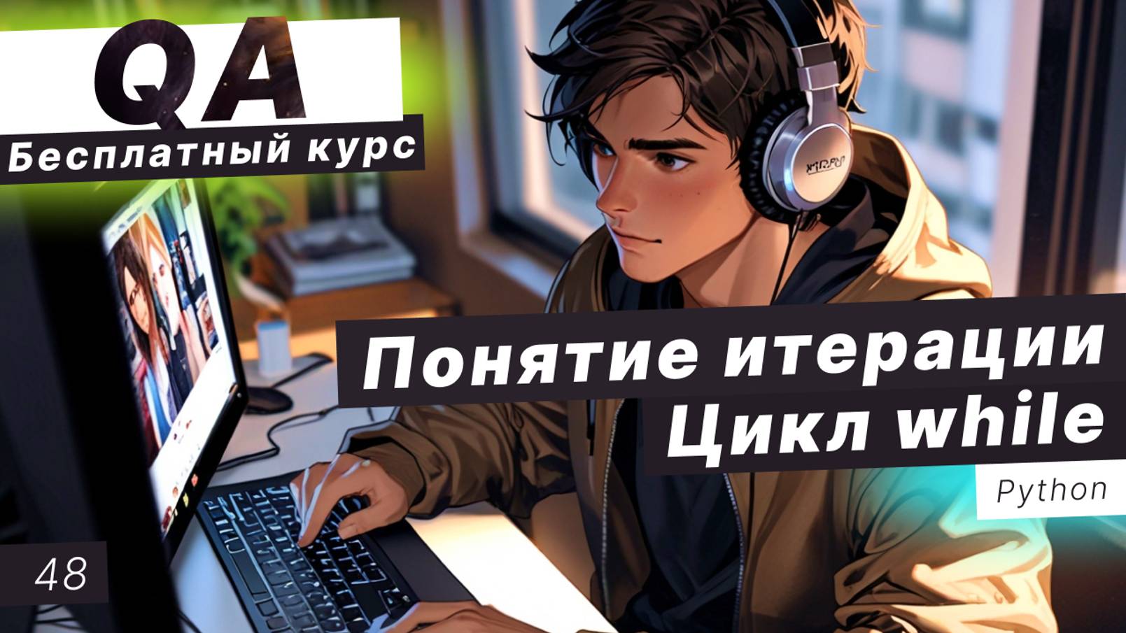 Урок 48. Практика с циклами Python. Цикл while
