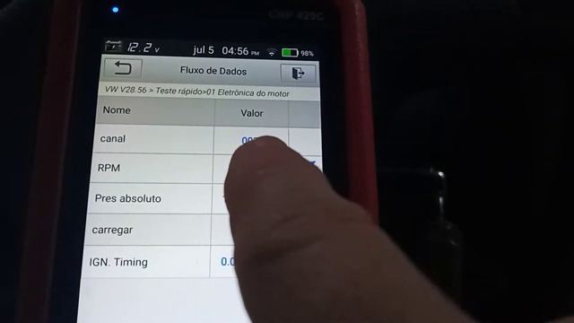 Scanner Launch CRP 129c teste pedal do acelerador смотреть онлайн