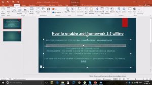 How to enable .net framework 3 5 offline 2016