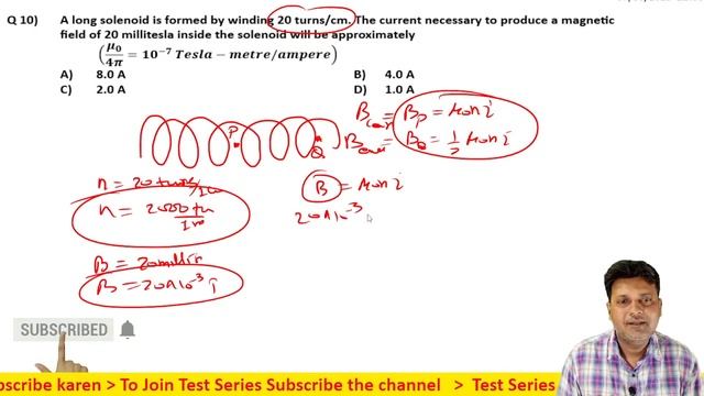 10 Moving Charge and Magnetism Level 1 Test 2 by Siddiqui Sir