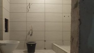 очередной санузел. плитка уложена.