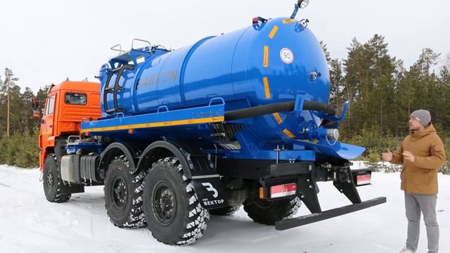 Вакуумная машина МВ-10М КАМАЗ-43118