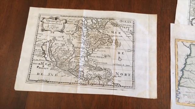 California as an Island 1683 North America Unexplored Regions fine desirable scarce Sanson map смотреть онлайн