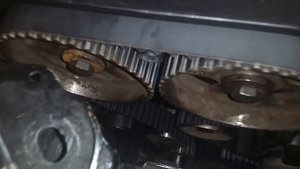 Chrysler pt cruiser 2.4L timing marks setup- timing belt install part 3