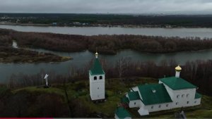 Река Ока . Два берега - две истории . Дудин монастырь и Загородный отель «Чайка» (г.Дзержинск) .