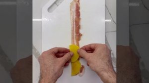 Розочки из  картофеля с  беконом