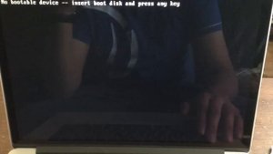 Issue 1: How to resolve No bootable device -- Insert boot disk and press any key Boot Camp Mac