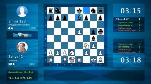 Chess Game Analysis: Sanya42 - Emmi 123 : 1-0 (By ChessFriends.com)