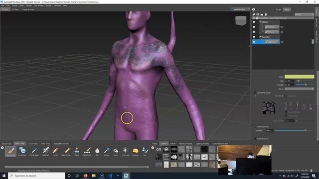 Quick Mudbox Model Creation part 03 смотреть онлайн