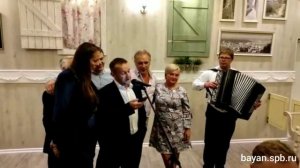 "Выйду ночью в поле с конем" на баяне.