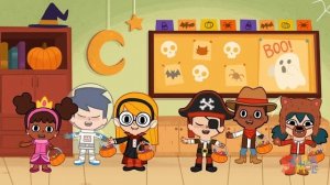 Hello, Trick Or Treat_ _ Halloween Song for Kids _ Super Simple Songs