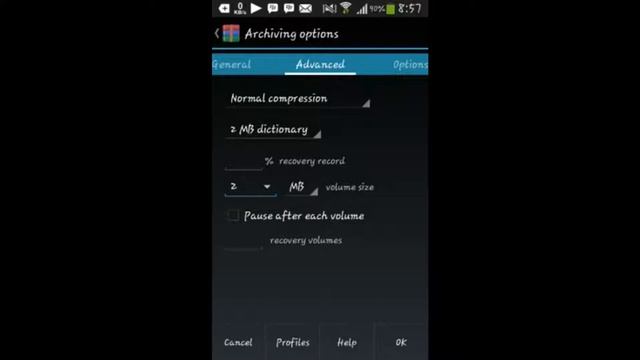 Cara membuat file RAR berpart di android dan mengesktrak file RARnya by Me смотреть онлайн
