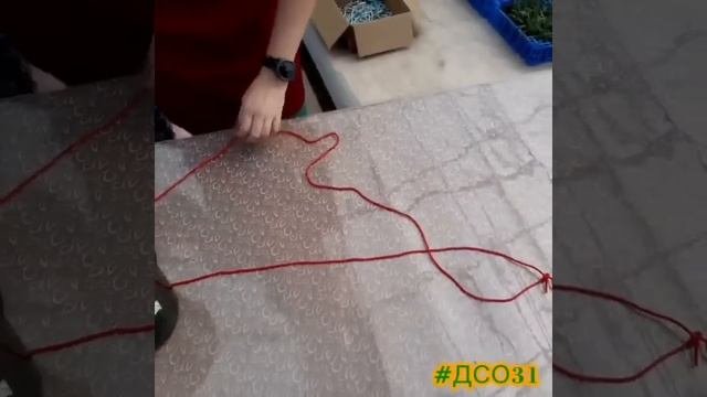 Подвес из веревочки.