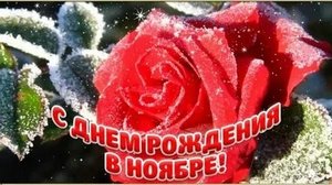 С днём рождения в ноябре!