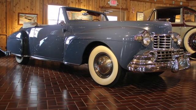 1948 Lincoln Continental Cabriolet. CCCA Museum смотреть онлайн