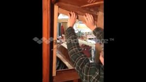 Matt fits window frames to steam WSM's  steam launch OSPREY  21 11 2013