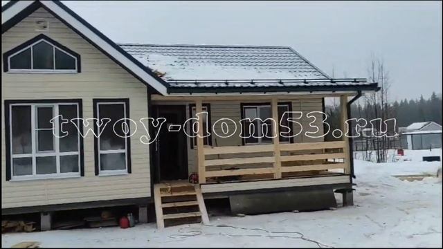 Видеообзор каркасного дома построенного в ЛО, пос. Толоконниково, СНТ Автотранспортник. смотреть онлайн