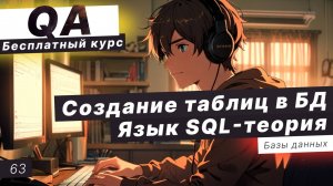 Урок 63. Создание таблиц в Базе данных. Первичный ключ в БД. Типы данных. Индекс. Язык SQL, диалекты