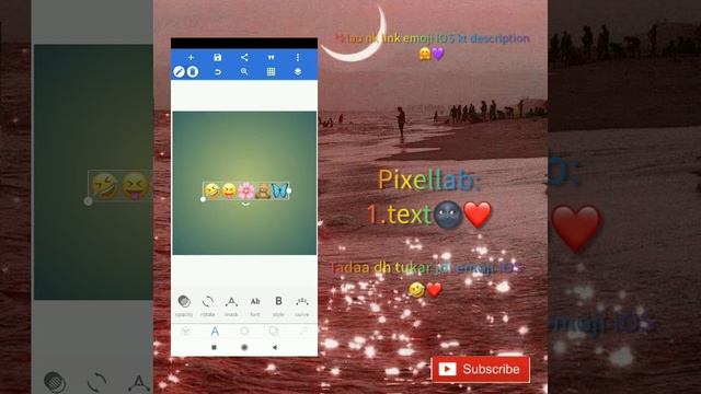Toturial cara nk tukar emoji iOS kt pixellab dan alight motion😚❣️ смотреть онлайн