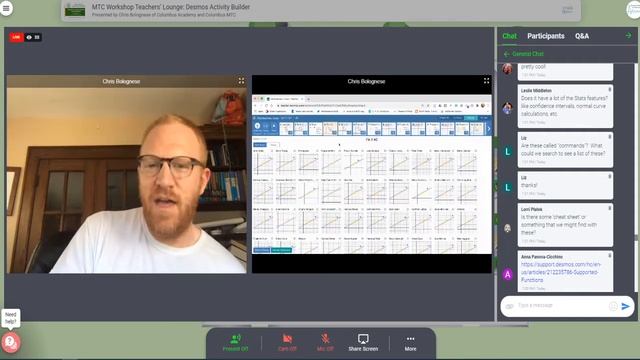 MTC 2020 Workshop Desmos Activity Builder смотреть онлайн