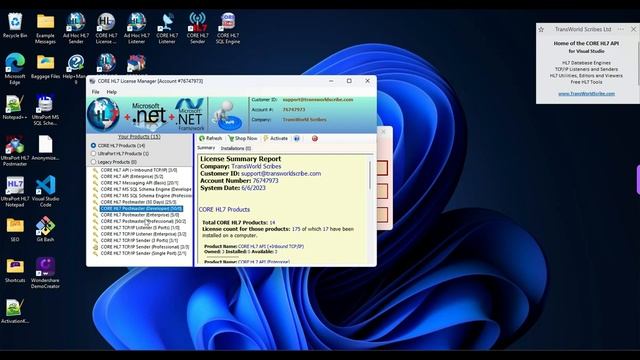 CORE HL7 Postmaster - Activating a License смотреть онлайн