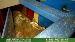 Бревнопильный станок Алтай-СБЦ450 работа зимой