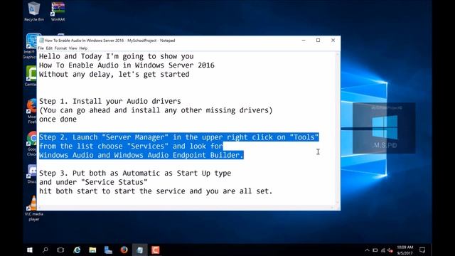 How to enable audio output device on Windows Server 2012, 2016 and 2019 смотреть онлайн