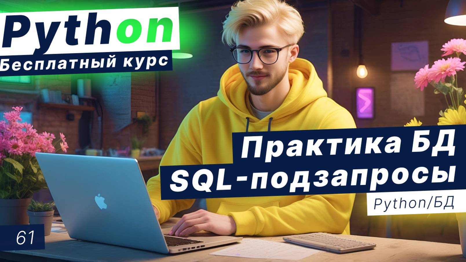 Урок 61. Базы данных в Python. SQL запросы. Практика. Подзапросы SQL