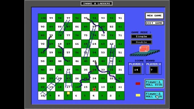 snake and ladder | C program | Source Code | game program| iTechSoftwareAcademy