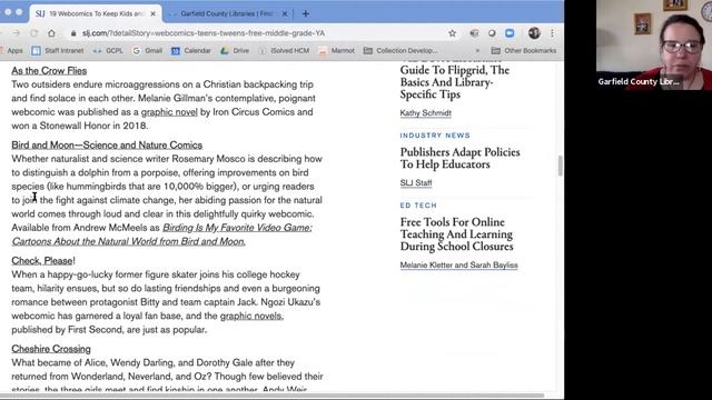 Secret's Out! Librarian Tips and Tricks for Enjoying Sheltering-In-Place - Comics and Graphic Novel смотреть онлайн